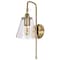 Nuvo Dover 1-Light Wall Sconce - Vintage Brass with Clear Glass 60/7449 - alternate 1